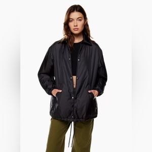 Aritzia Black Coaches Jacket